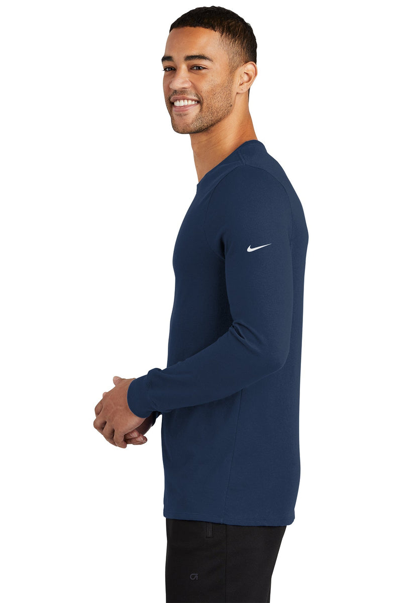 Samford University Sport Specific Nike Long Sleeve Dri-FIT Tee - White