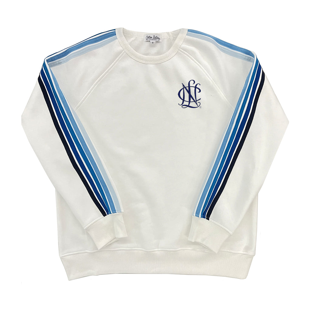 National Charity League crewneck sweatshirt, NCL striped crewneck