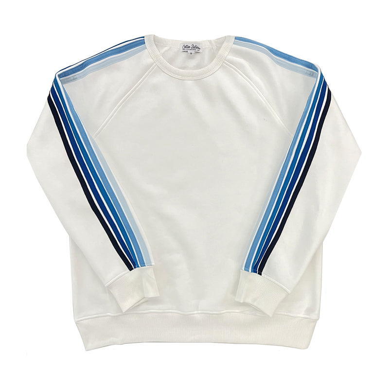 All Saints Lubbock Striped Crew - SA Logo