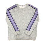 Kansas State University Striped Crewneck Sweatshirt