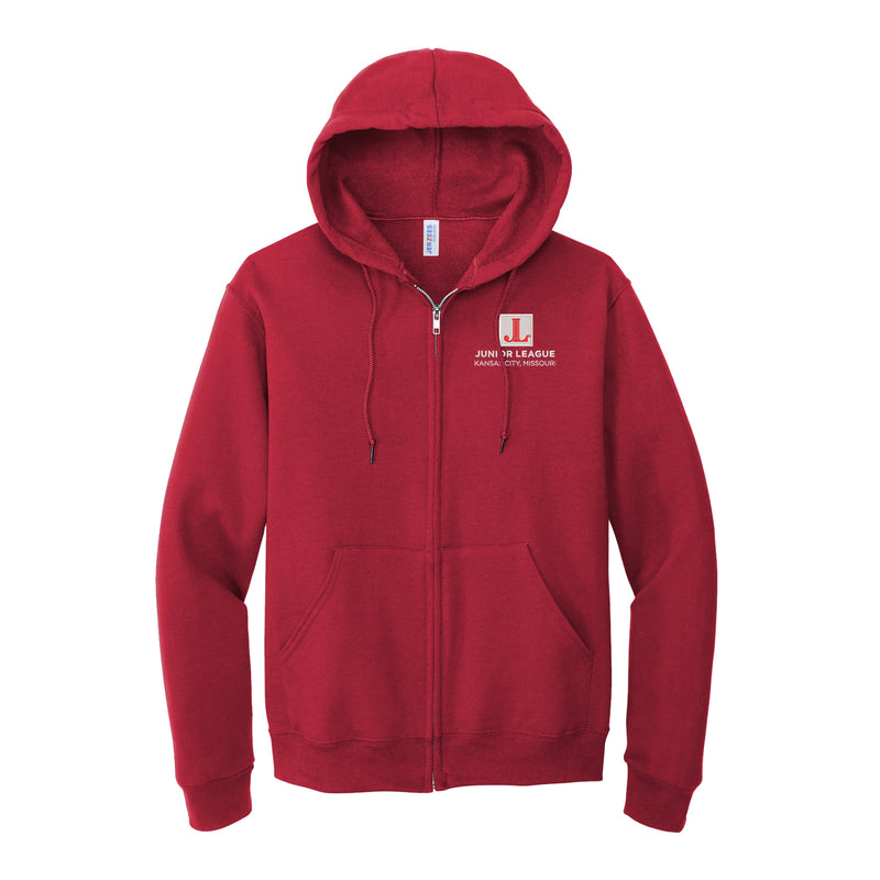 Junior League of Kansas City, MO Full Zip Hooded Sweatshirt
