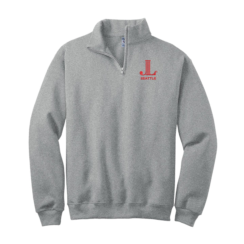 Junior League of Seattle Quarter Zip Pullover - Icon