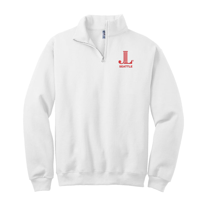 Junior League of Seattle Quarter Zip Pullover - Icon