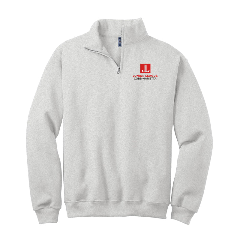 Junior League of Cobb-Marietta Quarter Zip Pullover - Logo