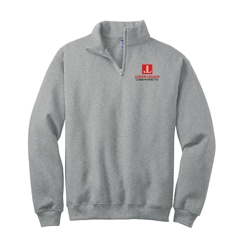 Junior League of Cobb-Marietta Quarter Zip Pullover - Logo