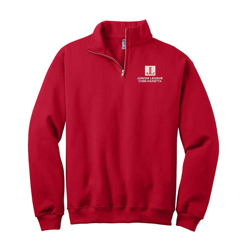 Junior League of Cobb-Marietta Quarter Zip Pullover - Logo