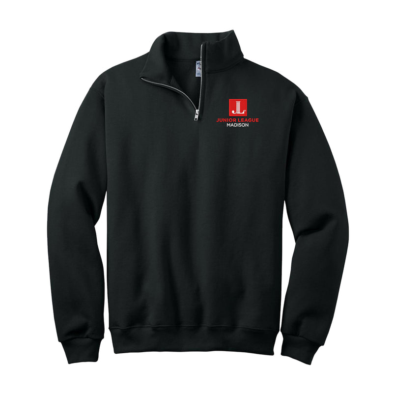 Junior League of Madison Quarter Zip Pullover - Logo