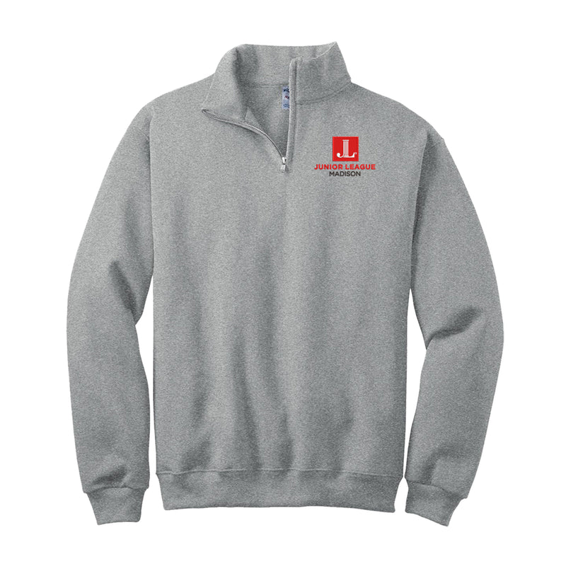 Junior League of Madison Quarter Zip Pullover - Logo