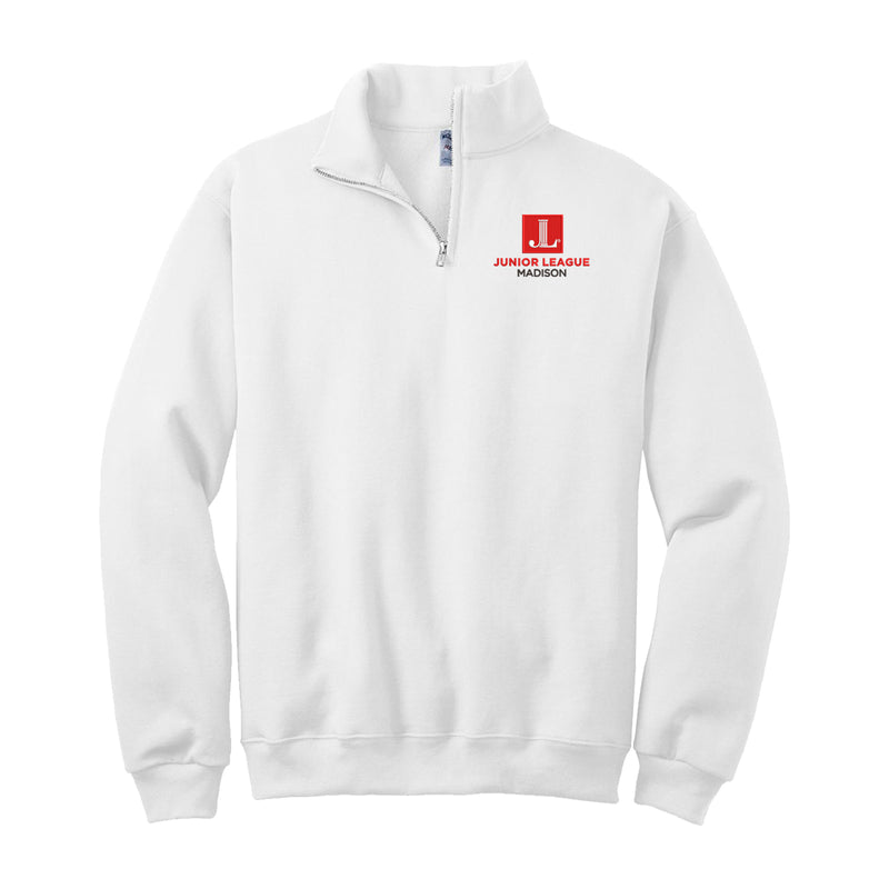 Junior League of Madison Quarter Zip Pullover - Logo