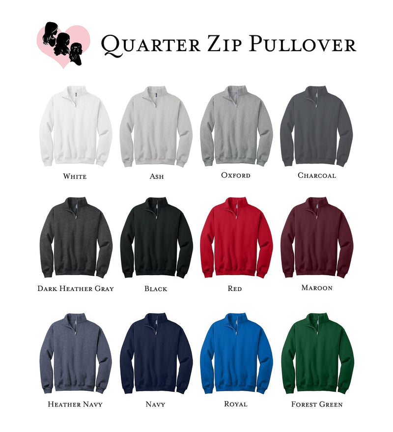 Assistance League Quarter Zip Logo Sweatshirt - Unisex