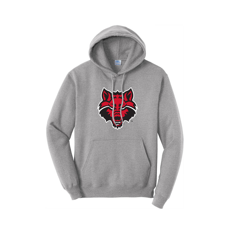 Arkansas State University Hooded Sweatshirt - Wolf Logo Hoodie