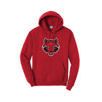 Arkansas State University Hooded Sweatshirt - Wolf Logo Hoodie