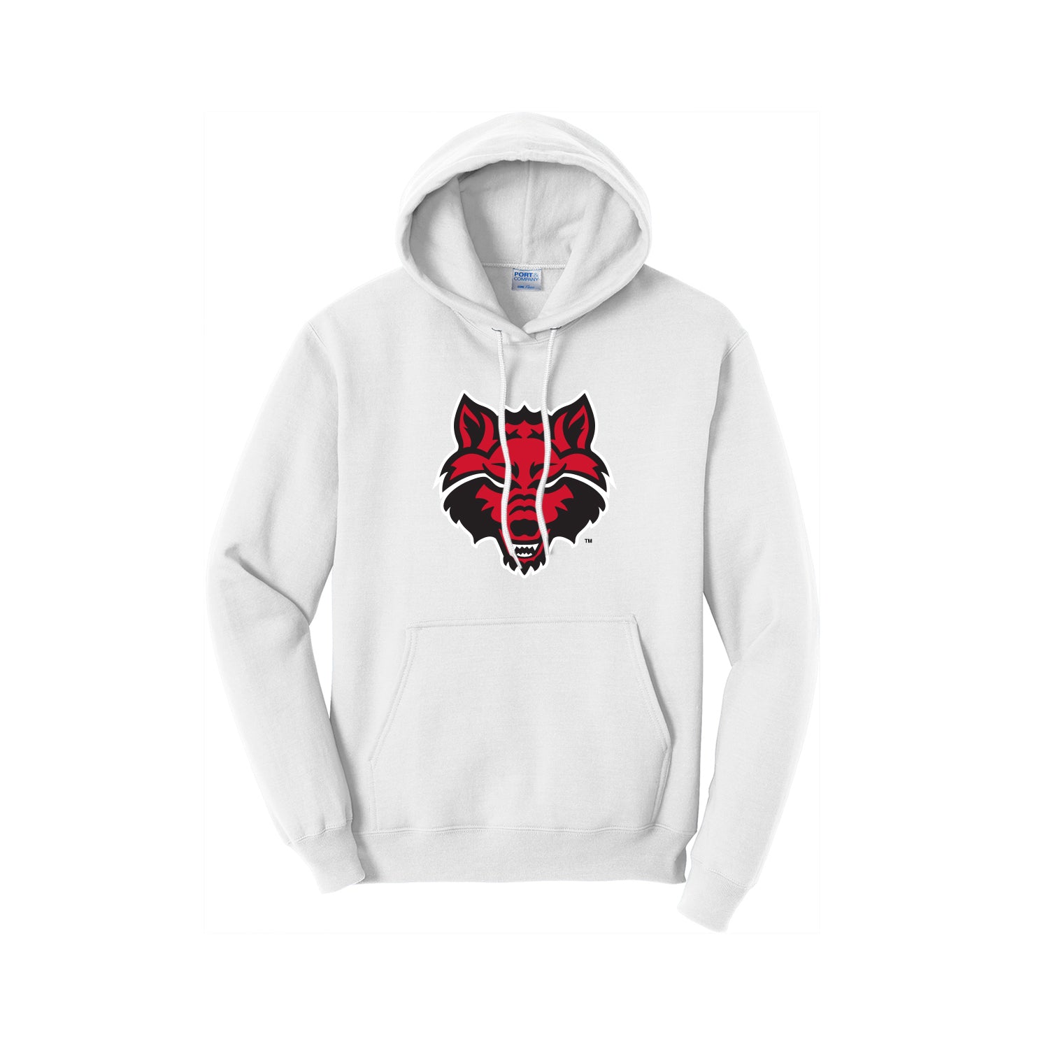 Arkansas State University Hooded Sweatshirt - Wolf Logo