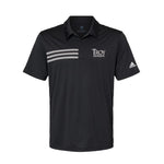 Troy University Adidas 3 Three Stripes Polo - Embroidered Choice of Logo