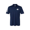 University of South Alabama Adidas Floating 3-Stripes Polo - Jaguar