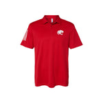 University of South Alabama Adidas Floating 3-Stripes Polo - Jaguar