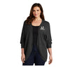 Assistance League Ladies Marled Cocoon Logo Sweater