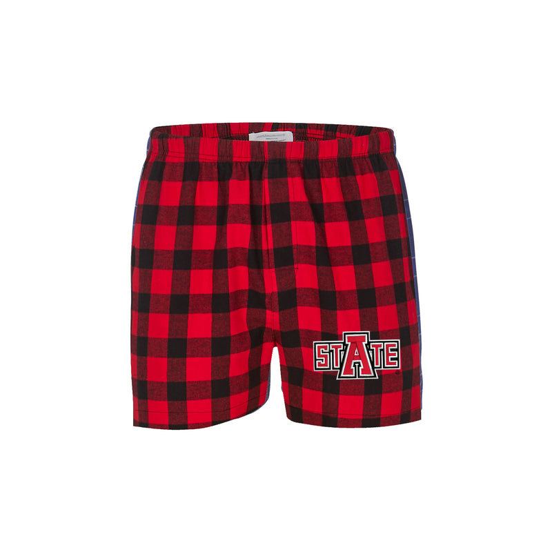 Arkansas State Flannel Boxers - Mens