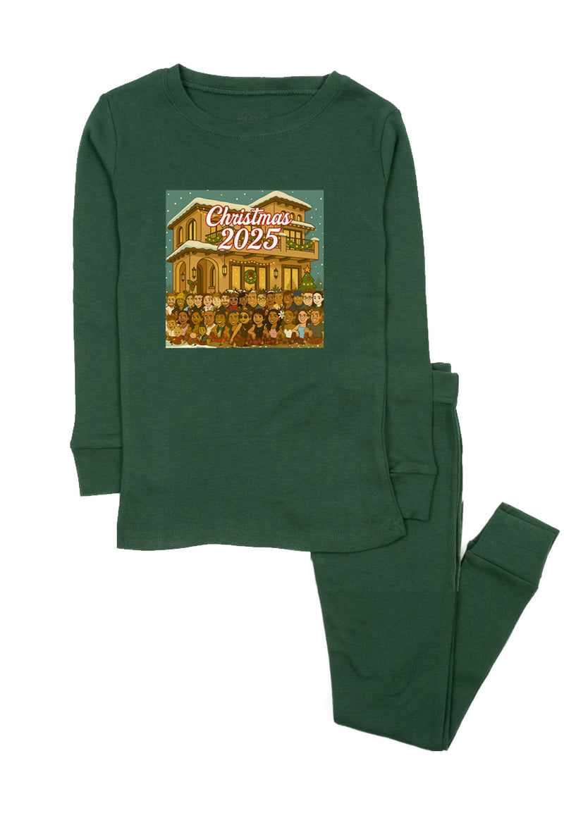 Adams Family Toddler Pajamas - Leveret Green