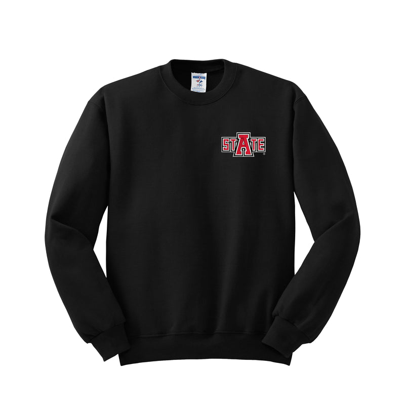 Arkansas State Embroidered Crewneck Sweatshirt