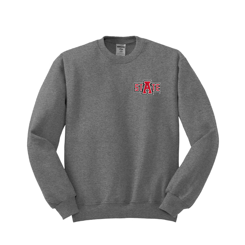 Arkansas State Embroidered Crewneck Sweatshirt