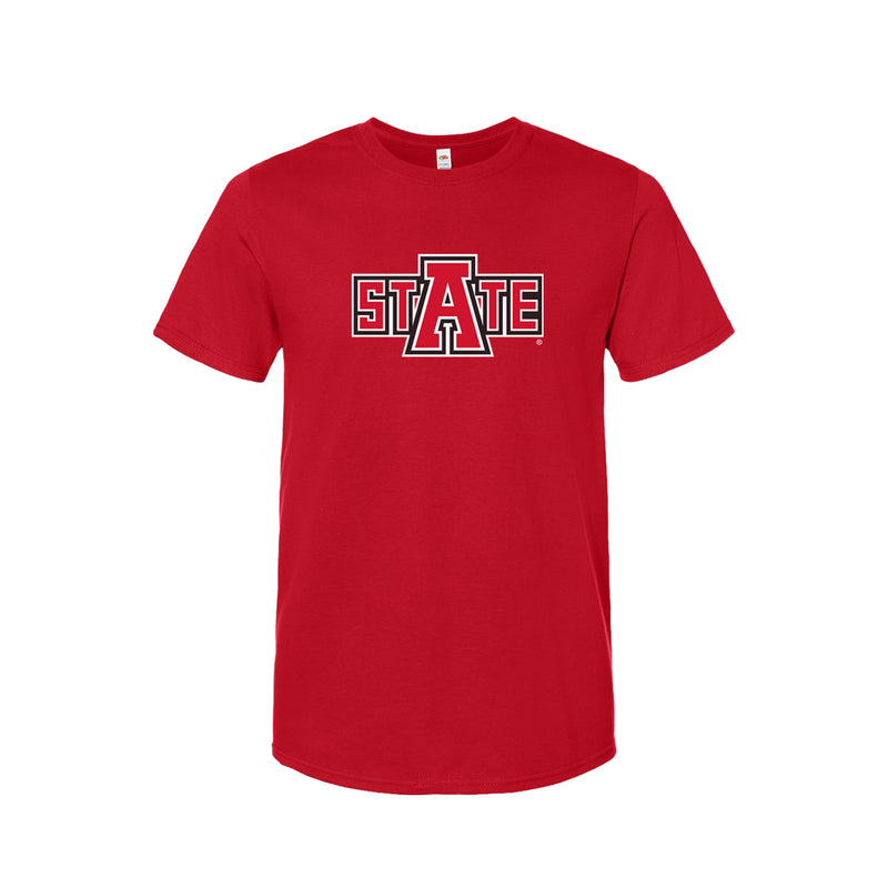 Arkansas State University Short Sleeve T-Shirt - State Logo
