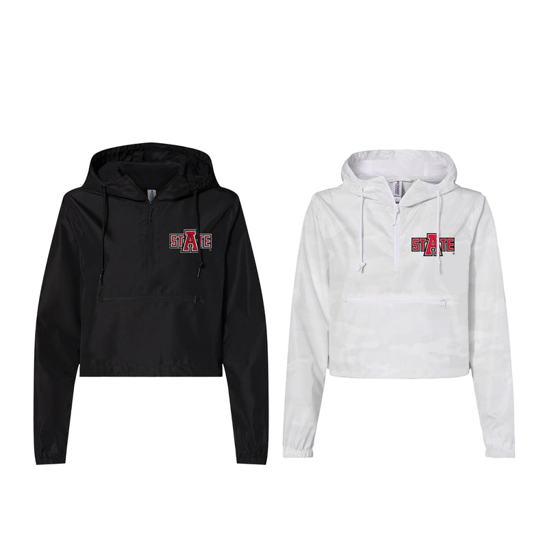 Arkansas State Redwolves Crop Windbreaker
