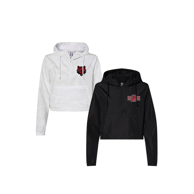 Arkansas State Redwolves Crop Windbreaker