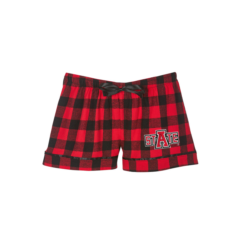 Arkansas State Flannel Boxers - Ladies