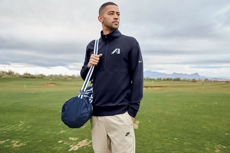 Augusta University Nike Club Fleece Half-Zip Sweatshirt