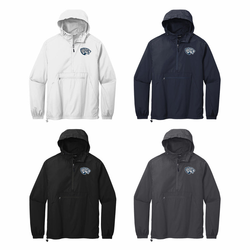 Augusta University Pullover Windbreaker - Jaguar