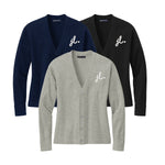 Junior League Cotton Stretch Cardigan Sweater - JL Heart