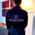 Personalized Monogrammed Bikini Competitor Satin Cover Up Robe