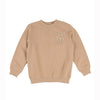 Brentwood Sunshine Monochrome Embroidered Crewneck Sweatshirt - BEIGE - Youth