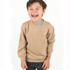 Brentwood Sunshine Monochrome Embroidered Crewneck Sweatshirt - BEIGE - Youth