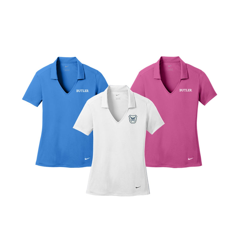 Butler Nike Ladies Dri-FIT Vertical Mesh Polo