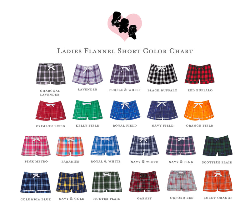 National Charity League Flannel Boxers - NCL Plaid Boxer Shorts