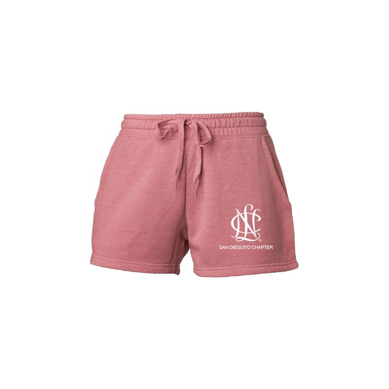 National Charity League Beach Washed Fleece Shorts - NCL San Dieguito