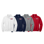 Belmont University Embroidered Quarter Zip Sweatshirt