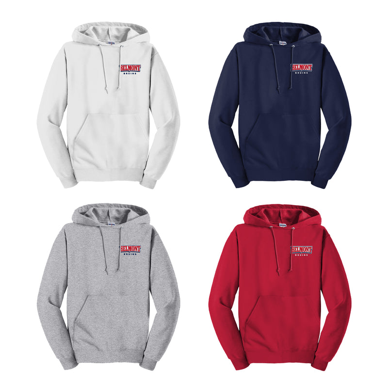 Belmont University Bruins Hooded Sweatshirt Embroidered with Choice of Logo