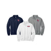 Belmont University Embroidered Quarter Zip Sweatshirt