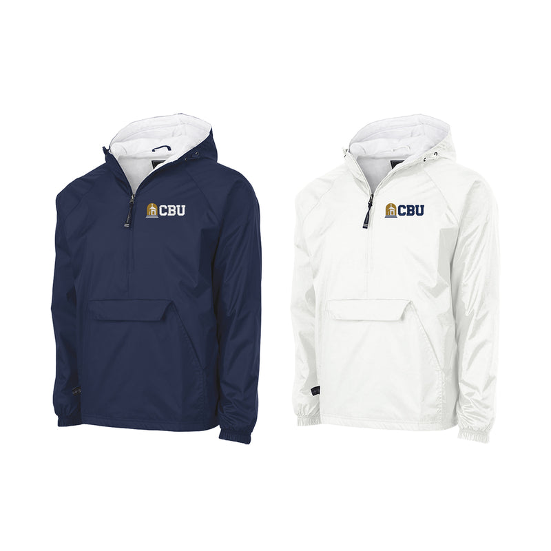 California Baptist University Lined Windbreaker - Embroidered CBU Bell Tower