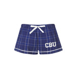 California Baptist University Flannel Boxers - Ladies