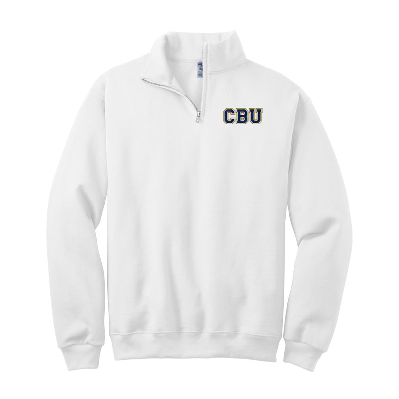 California Baptist University Quarter Zip Sweatshirt - Embroidered CBU
