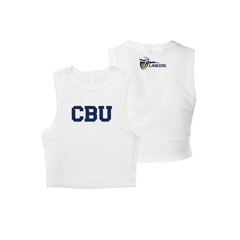 California Baptist University Cropped Tank Top