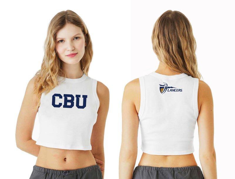 California Baptist University Cropped Tank Top