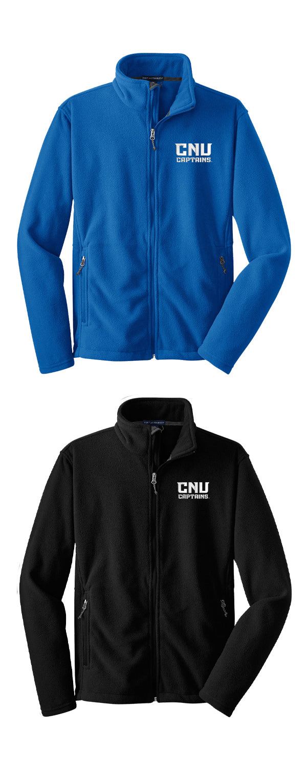 Christopher Newport University Unisex Fleece Jacket - Embroidered with choice of logo