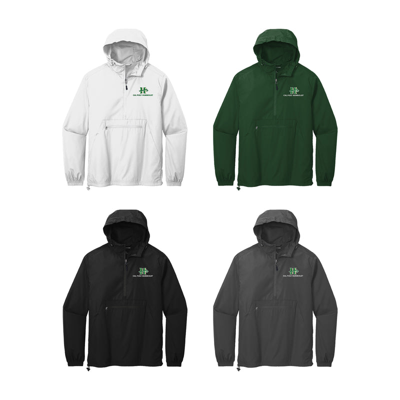 Cal Poly Humboldt Lightweight Windbreaker - Embroidered Choice of Logo