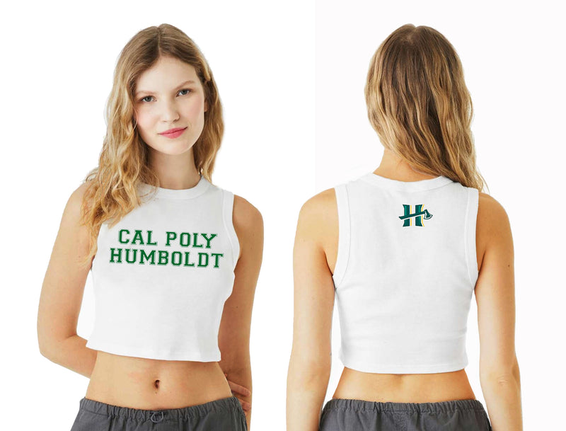 Cal Poly Humboldt University Cropped Tank Top