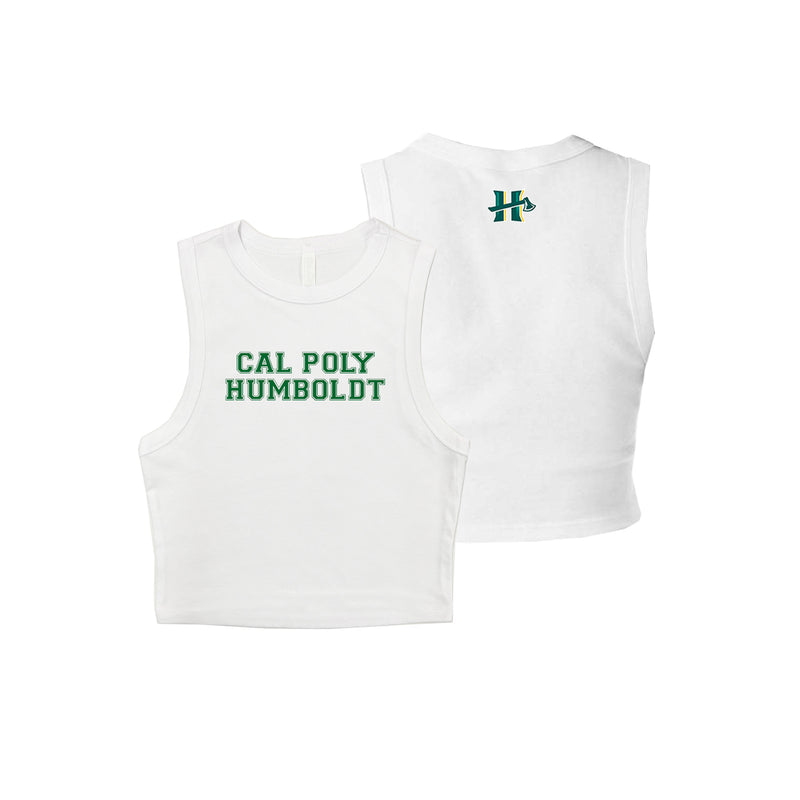 Cal Poly Humboldt University Cropped Tank Top